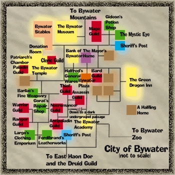 Map of the City of Bywater